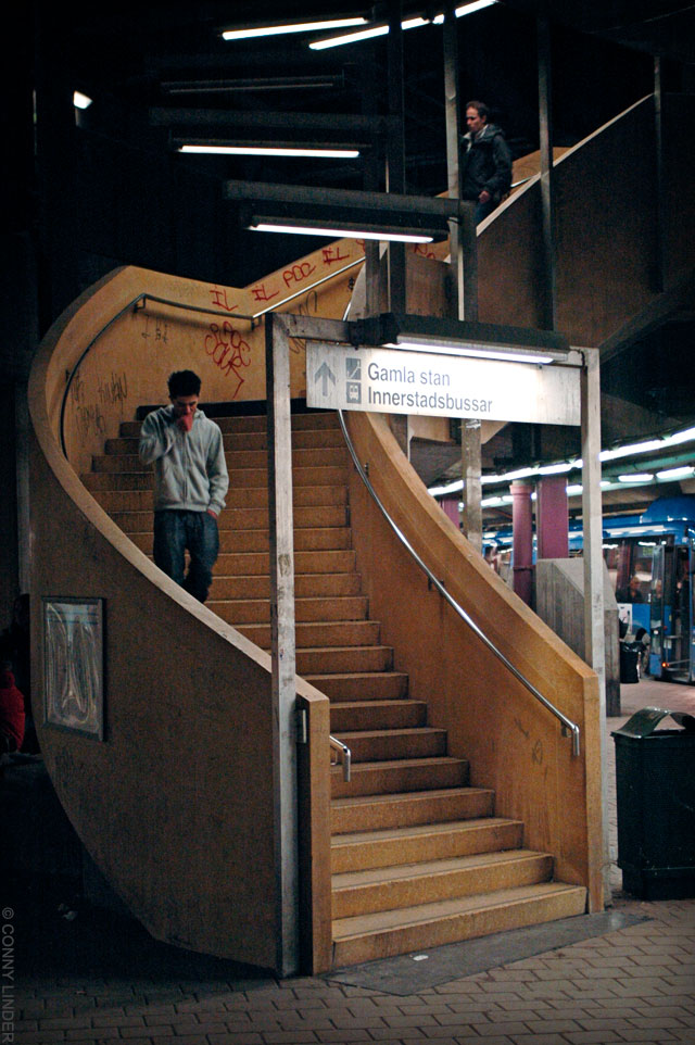 Trappor runt Slussen